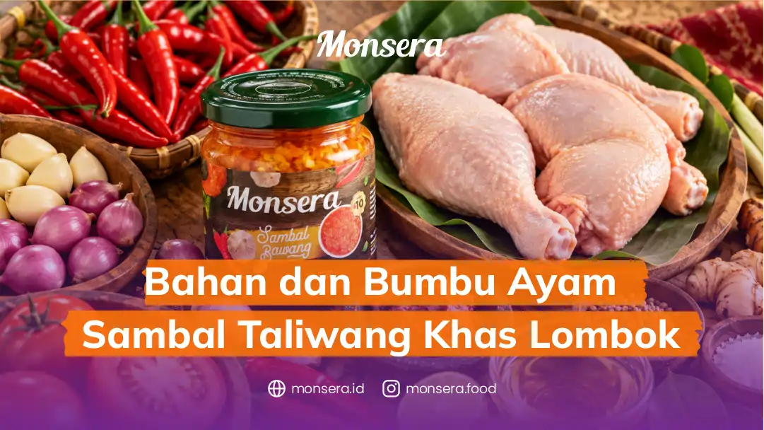 Bahan dan Bumbu Ayam Sambal Taliwang Khas Lombok