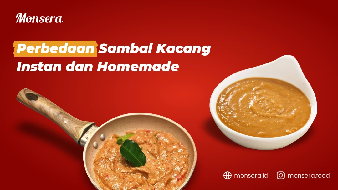 Perbedaan Sambal Kacang Instan dan Homemade