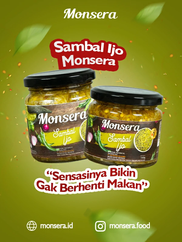 Sambal Ijo Monsera, Sensasinya Bikin Gak Berhenti Makan