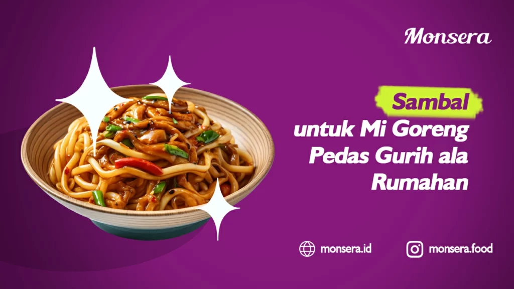 Sambal untuk Mi Goreng Pedas Gurih ala Rumahan