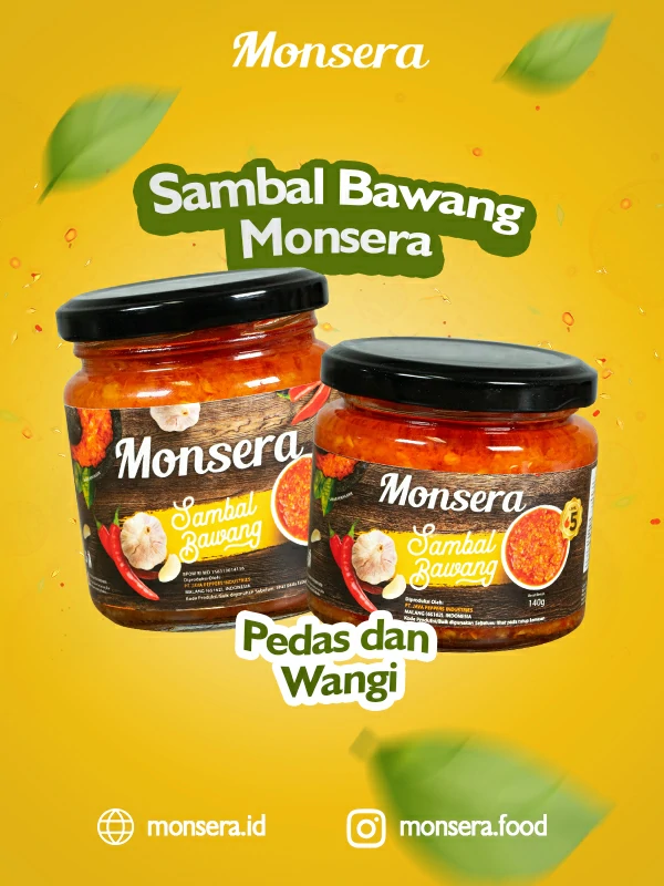 Sambal Bawang Monsera, Pedas dan Wangi