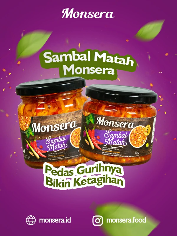 Sambal Matah Monsera, Pedas Gurihnya Bikin Ketagihan
