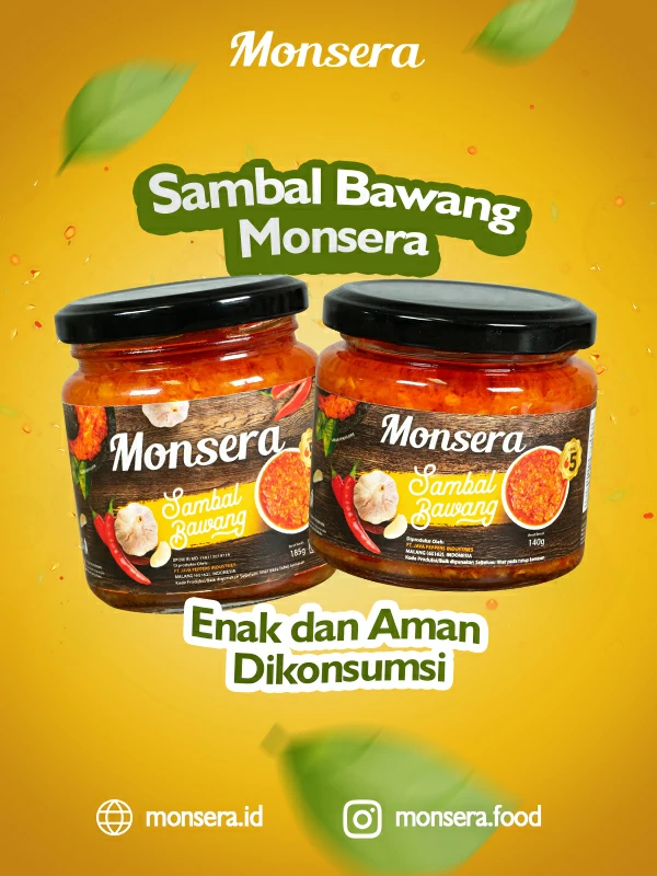 Sambal Bawang Monsera, Enak dan Aman Dikonsumsi