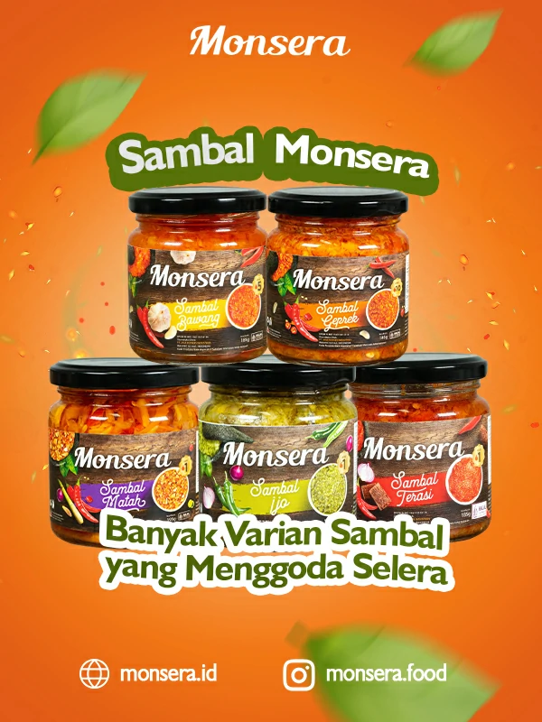 Sambal Monsera, Banyak Varian Sambal yang Menggoda Selera