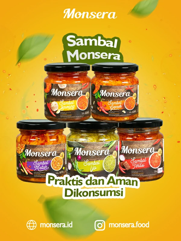 Sambal Monsera, Praktis dan Aman Dikonsumsi