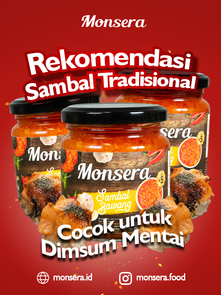 Rekomendasi Sambal Tradisional Cocok untuk Dimsum Mentai