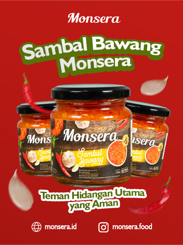 Sambal Bawang Monsera, Teman Hidangan Utama yang Aman