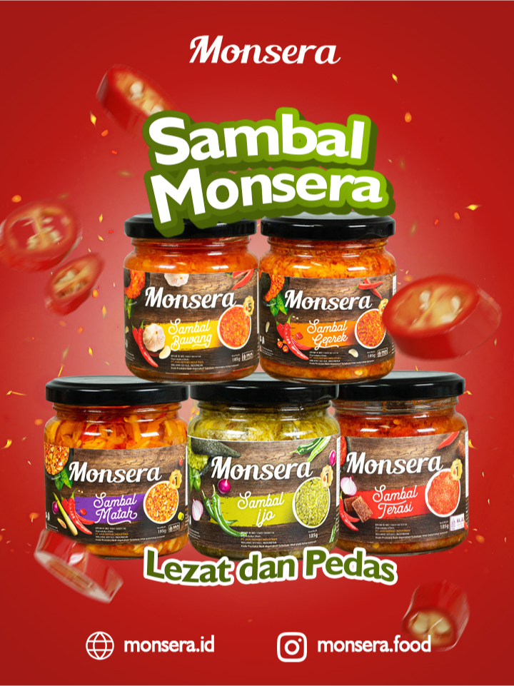 Sambal Monsera, Lezat dan Pedas