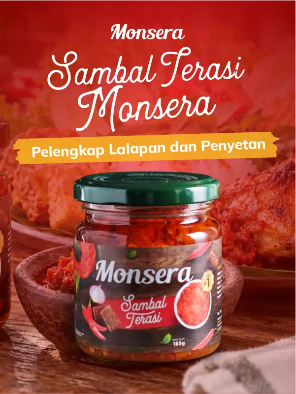 Sambal Terasi Monsera, Pelengkap Lalapan dan Penyetan
