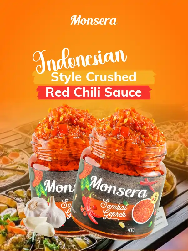 Indonesian Style Crushed Red Chili Sauce
