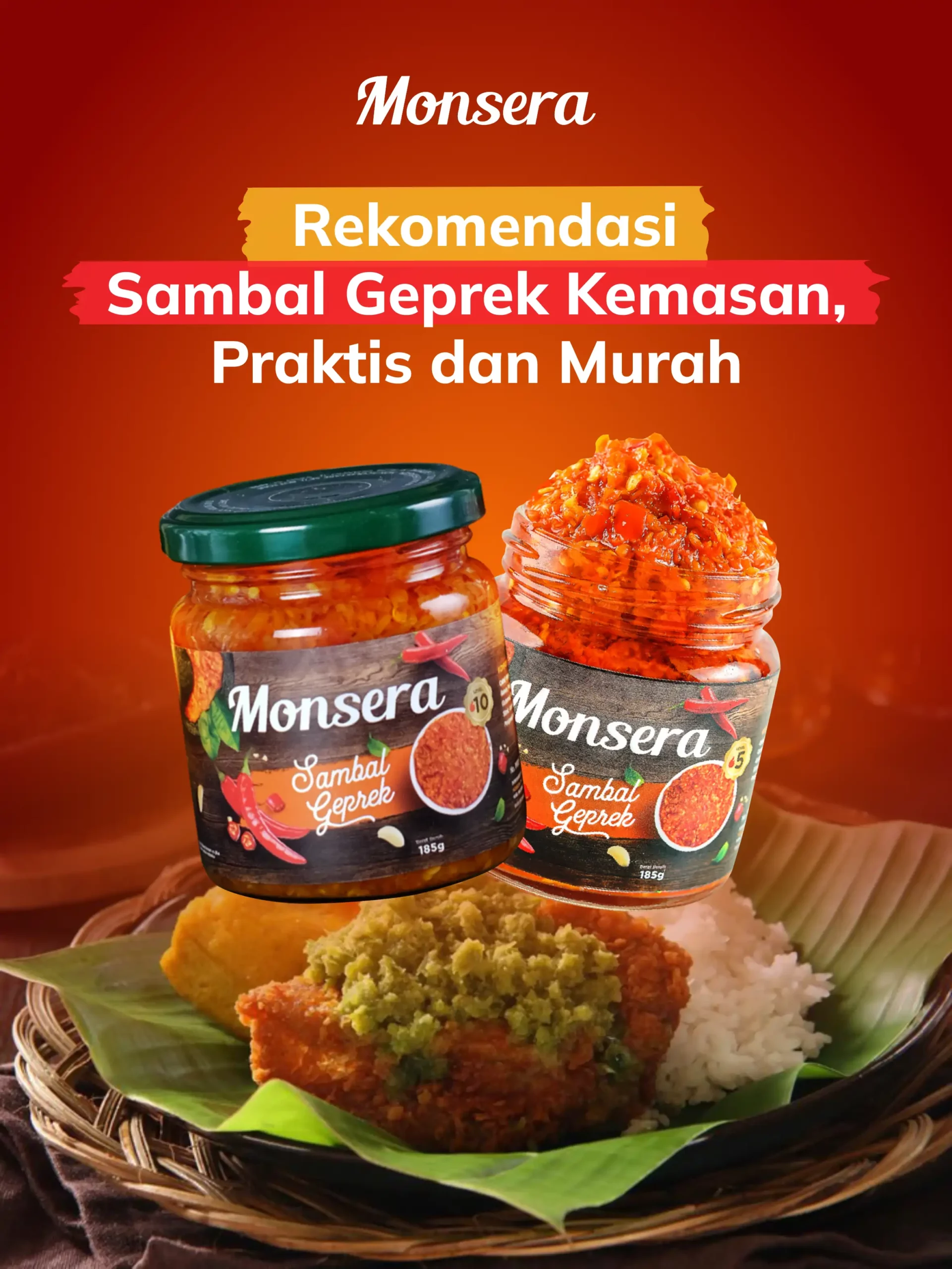 Rekomendasi Sambal Geprek Kemasan, Praktis dan Murah