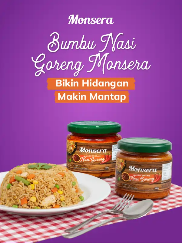 Bumbu Nasi Goreng Monsera, Bikin Hidangan Makin Mantap
