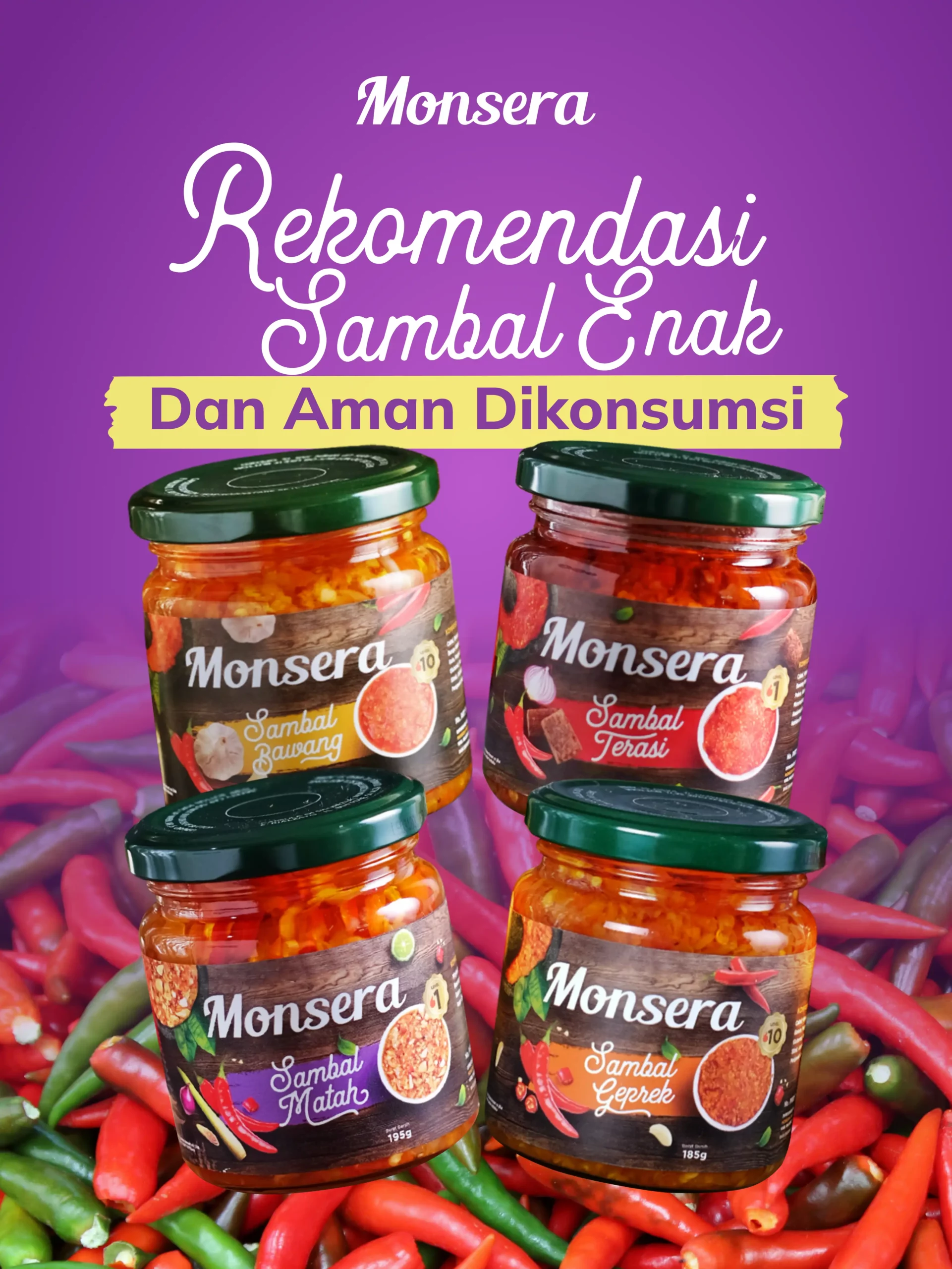 Rekomendasi Sambal Enak dan Aman Dikonsumsi