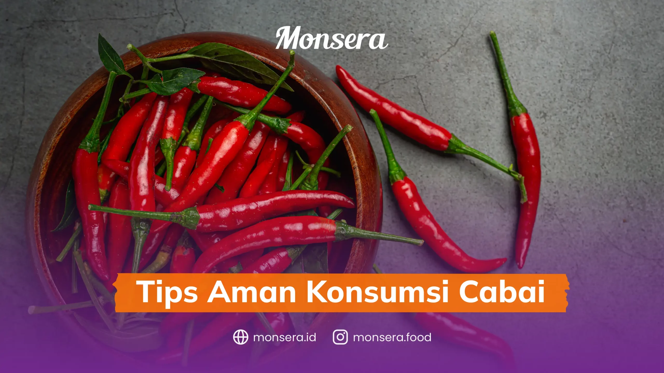 Tips Aman Konsumsi Cabai