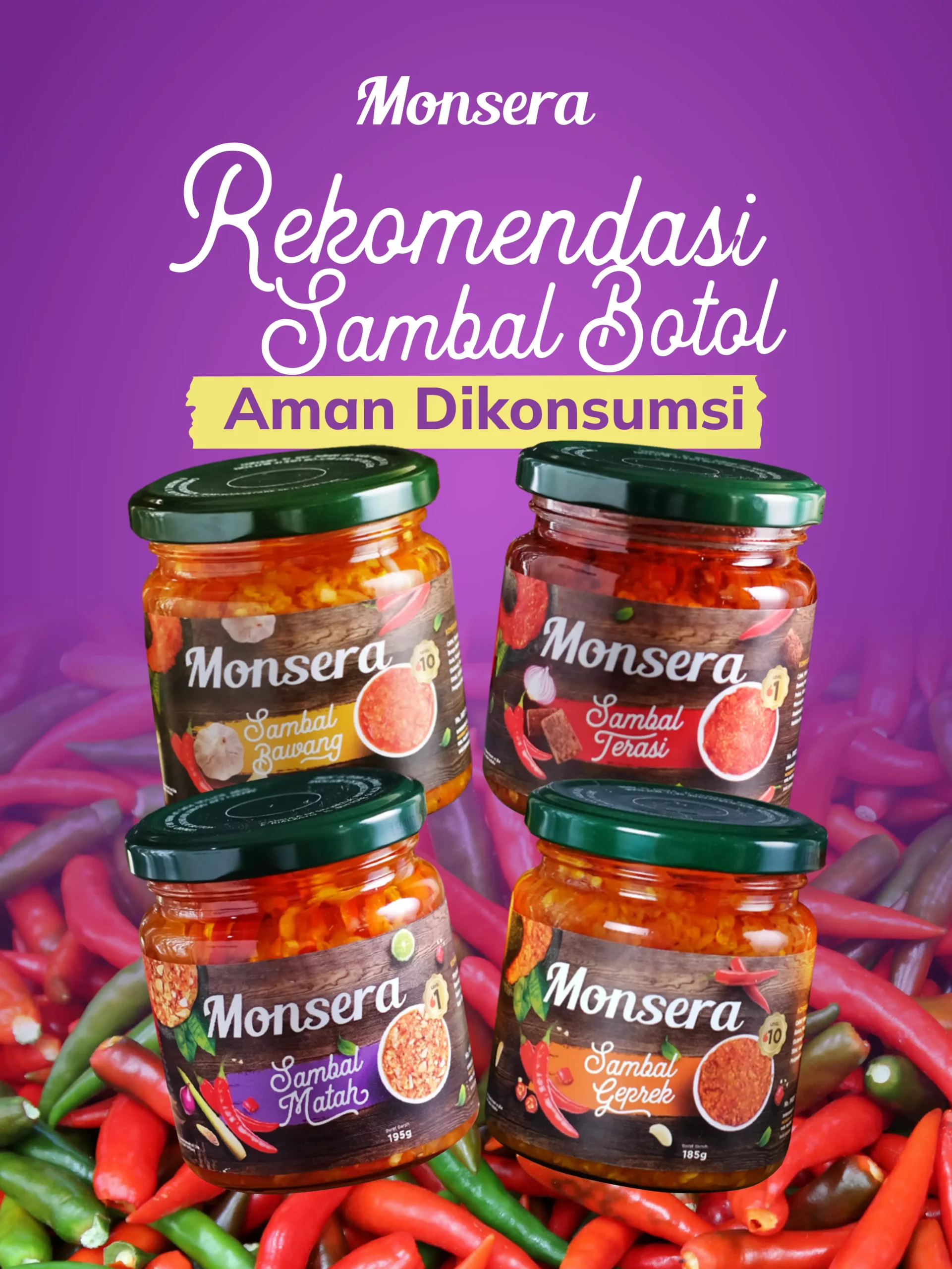 Rekomendasi Sambal Botol Aman Dikonsumsi