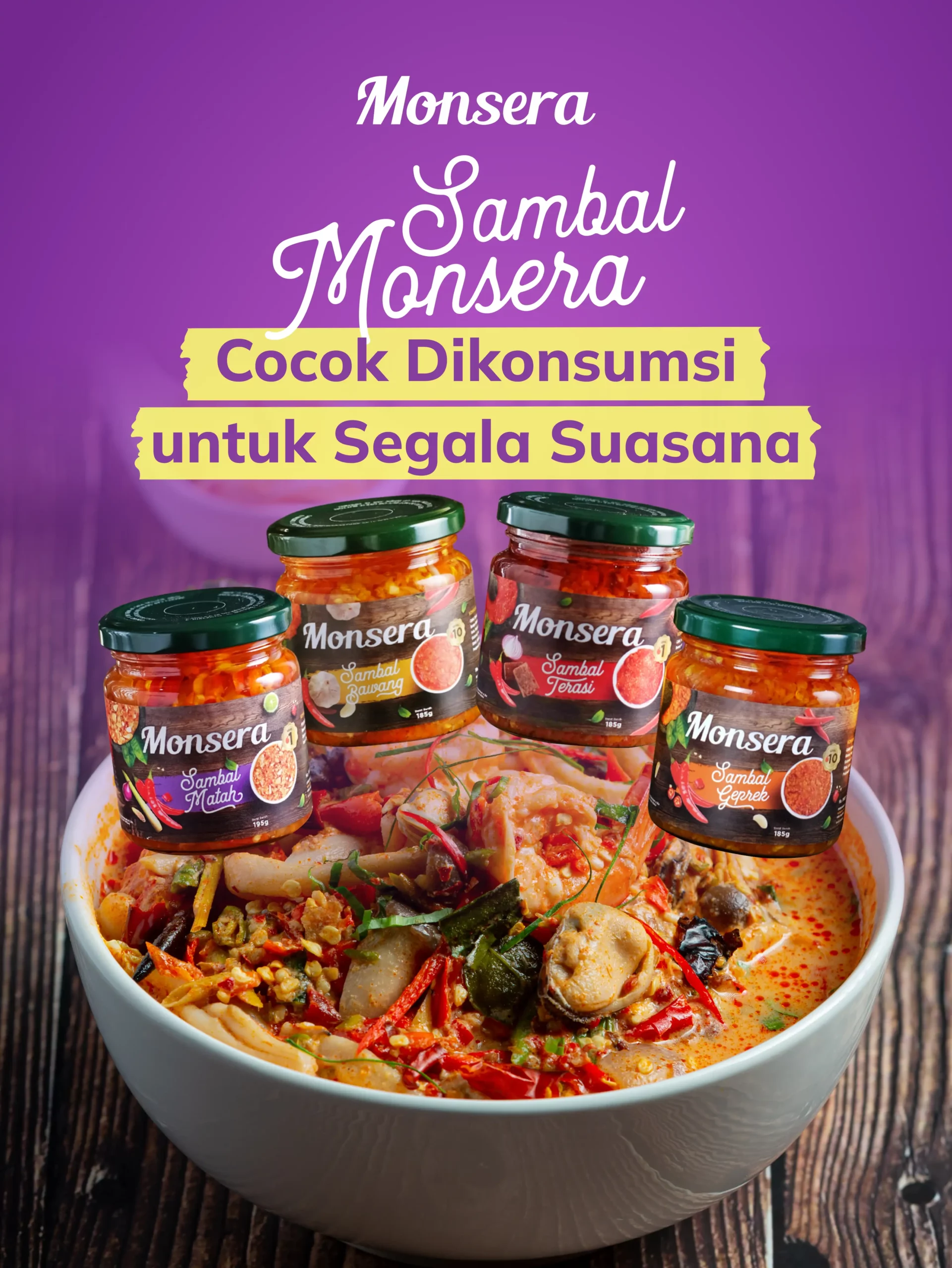 Sambal Monsera, Cocok Dikonsumsi untuk Segala Suasana