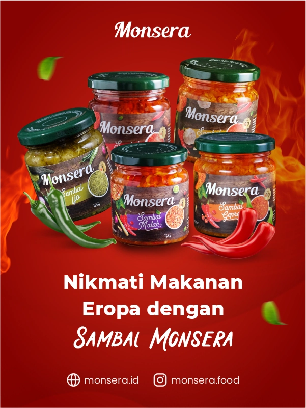 Nikmati Makanan Eropa dengan Sambal Monsera
